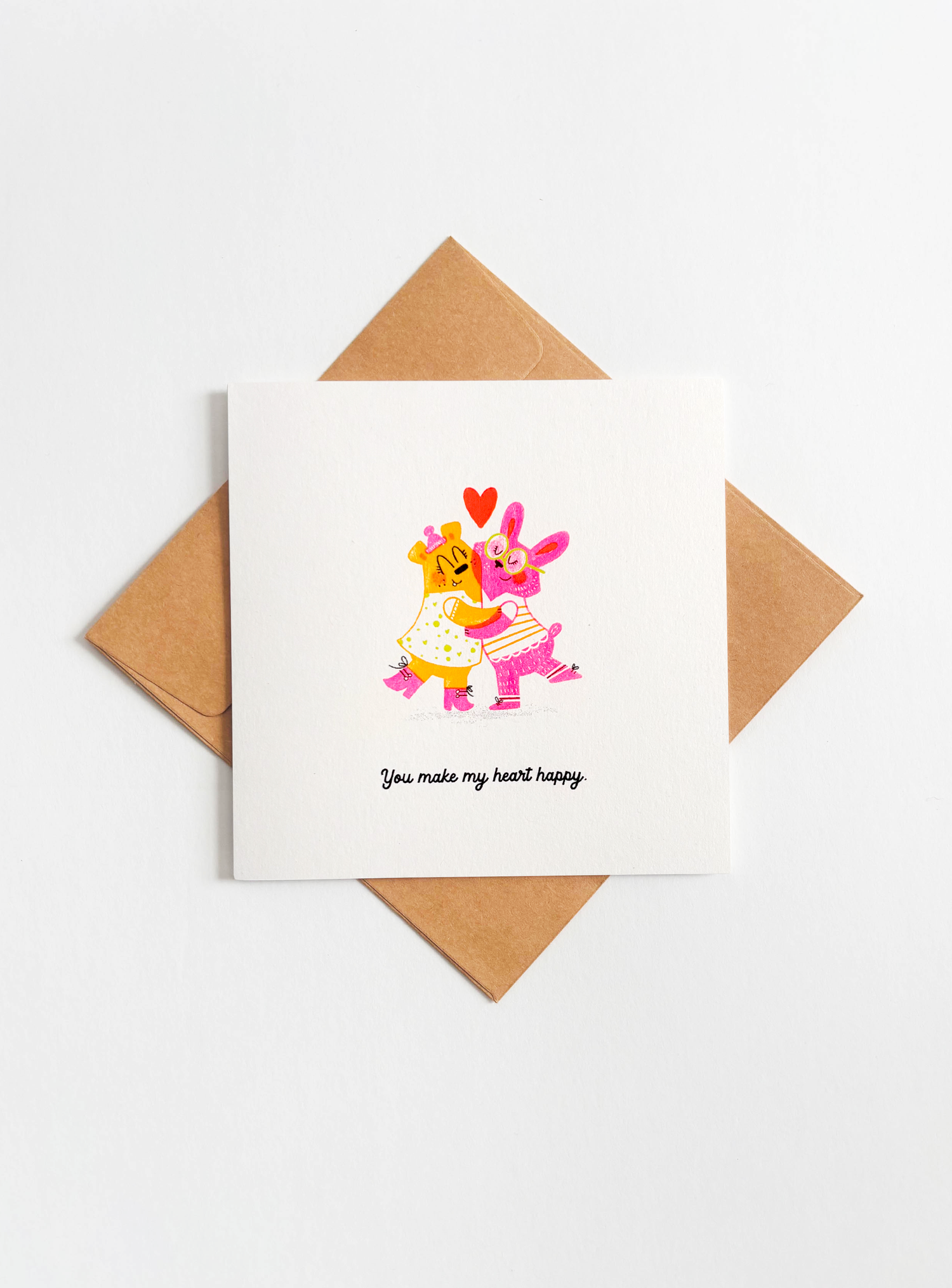 Greeting Card - Happy Heart