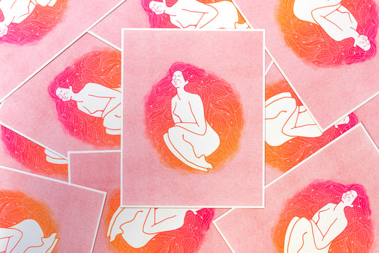 Risograph Print - Be Still